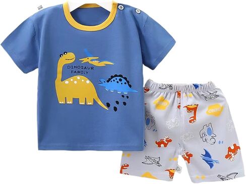Toddler Baby Boy Clothes for 2t 3t Boys Cute Summer Short Sleeve T-Shirt Tops Shorts Clothes Sets Baby Boy Outfits in Saudi Arabia