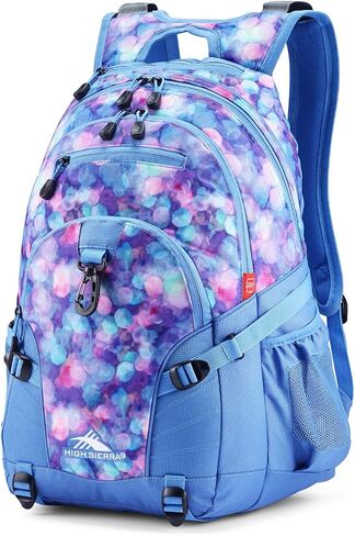 High Sierra Loop Backpack, Travel, or Work Bookbag with tablet sleeve, One Size, Shine Blue/Lapis in Saudi Arabia