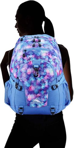 High Sierra Loop Backpack, Travel, or Work Bookbag with tablet sleeve, One Size, Shine Blue/Lapis in Saudi Arabia