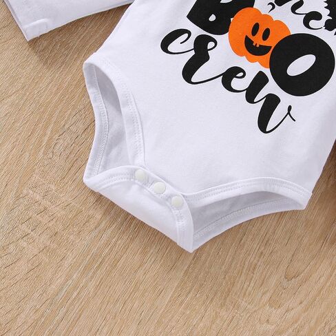 VINUOKER Baby Girls Halloween Skirt Set Infant Cotton Romper + Suspender Skirt Baby Clothes Fall Outfits Set in Saudi Arabia