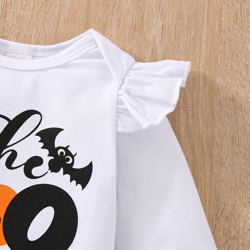 VINUOKER Baby Girls Halloween Skirt Set Infant Cotton Romper + Suspender Skirt Baby Clothes Fall Outfits Set in Saudi Arabia