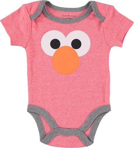 Happy Threads baby-boys Sesame Street Baby Boys' Elmo Cookie Monster Bodysuit Multi Pack Gift Set in Kuwait