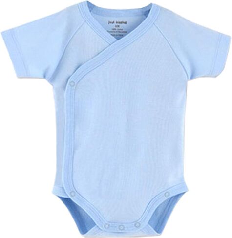 Baby Boys Girls Short Sleeves Kimono Clothes Cotton Baby Side-Snap Bodysuit Pack of Baby Layette Set in Saudi Arabia
