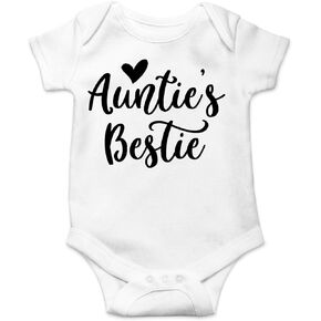 CBTwear Auntie's Bestie - أنا وعمتي وقعنا في ورطة اليوم - بدلة أطفال لطيفة من قطعة واحدة in Kuwait