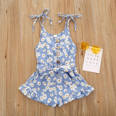 Toddler Girl Clothes Baby Summer Cute Halter Romper 6 Months to 5 Years Old in Saudi Arabia