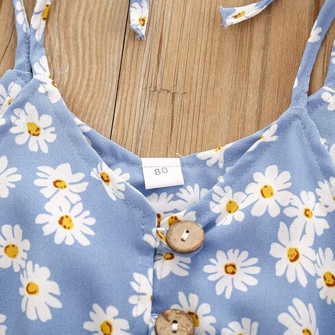 Toddler Girl Clothes Baby Summer Cute Halter Romper 6 Months to 5 Years Old in Saudi Arabia