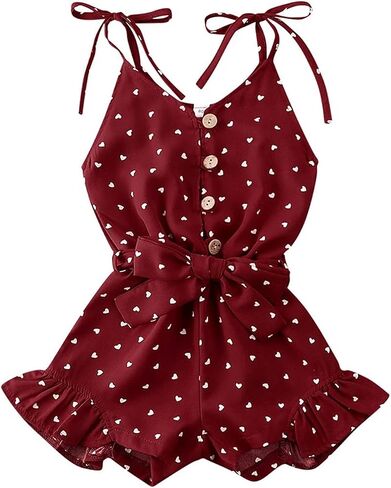 Toddler Girl Clothes Baby Summer Cute Halter Romper 6 Months to 5 Years Old in Saudi Arabia