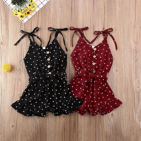 Toddler Girl Clothes Baby Summer Cute Halter Romper 6 Months to 5 Years Old in Saudi Arabia