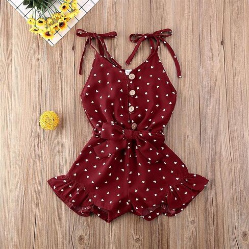 Toddler Girl Clothes Baby Summer Cute Halter Romper 6 Months to 5 Years Old in Saudi Arabia