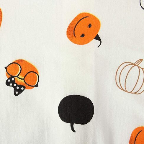 Noubeau Baby Boys Girls Halloween Clothes Newborn Ghost Long Sleeve Romper Toddler Pumpkin Print Jumpsuit Halloween Outfits in Saudi Arabia