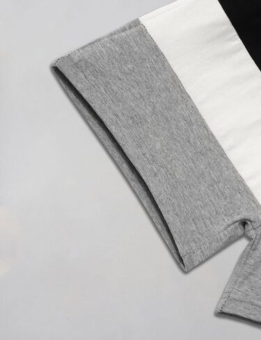 ملابس Ribabz للأطفال الصغار، ملابس للأولاد، تي شيرت صيفي بأكمام قصيرة مطبوع عليه حروف + سروال قصير مكون من قطعتين in Kuwait