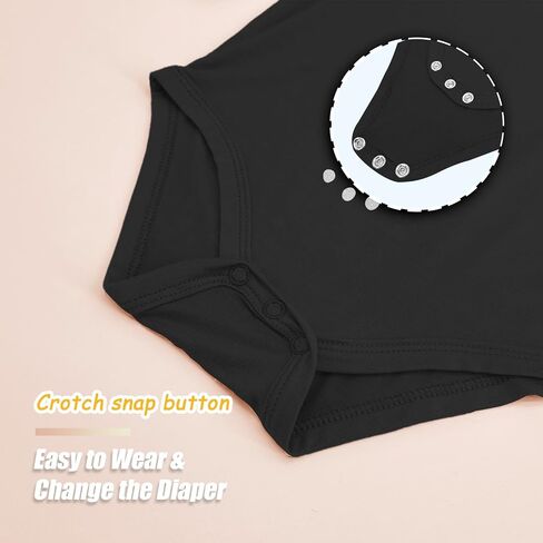 Jimonda Rayon From Bamboo Baby Bodysuit Long Sleeve Boy Girl Romper Soft | Stretchy, Lightweight, Viscose, Unisex Newborn Clothes, Infant One Piece, Tag free, Easy Diaper Changes, Spring Summer Fall in Saudi Arabia