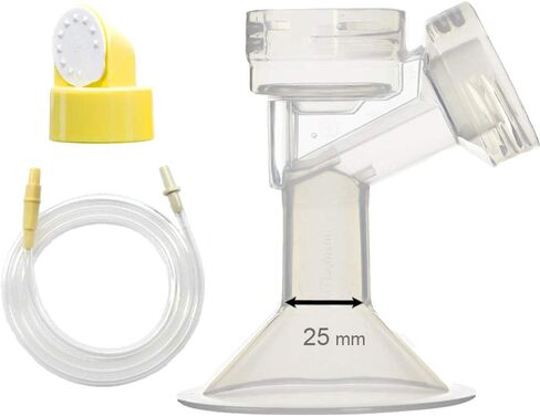 Swing Tubing and Breast Pump Kit Compatible with Medela Swing Breastpump. Inc. 1 Medium Breastshield (Comparable to Medela Personalfit 24mm), 1 Valve, 1 Membrane, and 1 Replacement Tubing in Saudi Arabia