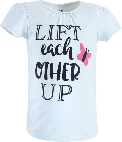 Hudson Baby Unisex Baby Short Sleeve T-Shirts, Be Kind, 4 Toddler in Kuwait