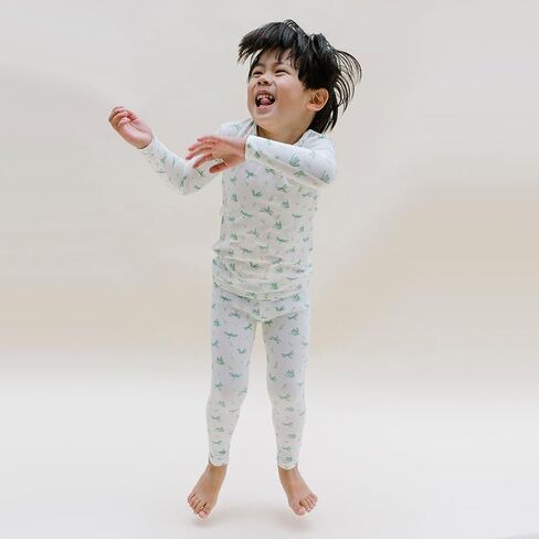 Bellabu Bear Two-Piece Pajama Set for Boys & Girls, Matching Family Pajamas, Rayon from Bamboo in Kuwait
