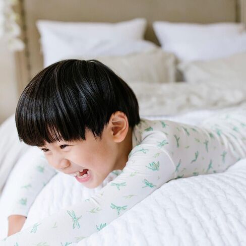 Bellabu Bear Two-Piece Pajama Set for Boys & Girls, Matching Family Pajamas, Rayon from Bamboo in Kuwait