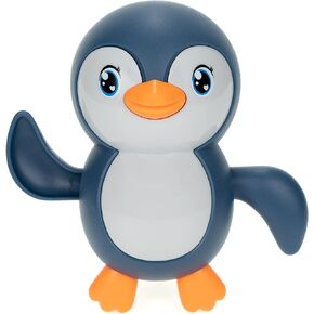 DUCKBOXX XX Bath Toys Wind up Backstroke Swimming Penguins for Kids 18M+ (Blue)