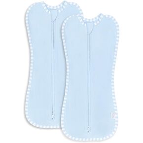 Comfy Cubs Swaddle Blanket with Zipper 2 Pk S - Nomadic Blue, Azul in Saudi Arabia
