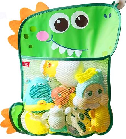 تخزين ألعاب الحمام من LieKmei، منظم ألعاب حمام الأطفال للحوض، حامل ألعاب حمام الأطفال، شبكة ألعاب الديناصورات لألعاب الحوض، حامل ألعاب استحمام الطفل، تخزين ألعاب الحمام للحوض، حقيبة تخزين ألعاب حوض الاستحمام in Kuwait