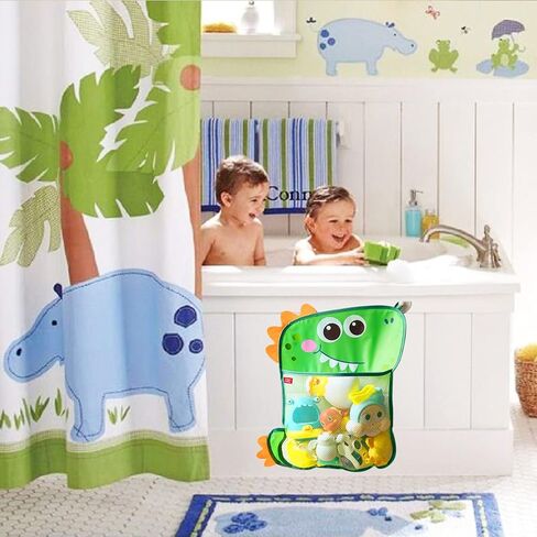 تخزين ألعاب الحمام من LieKmei، منظم ألعاب حمام الأطفال للحوض، حامل ألعاب حمام الأطفال، شبكة ألعاب الديناصورات لألعاب الحوض، حامل ألعاب استحمام الطفل، تخزين ألعاب الحمام للحوض، حقيبة تخزين ألعاب حوض الاستحمام in Kuwait