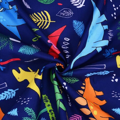 Cloele Dinosaur Fitted Crib Sheet for Baby Boys,Blue,1 Pack Baby Crib Sheet | 100% Polyester, For Standard Crib and Toddler Mattresses,Nursery Bed Sheet, in Saudi Arabia