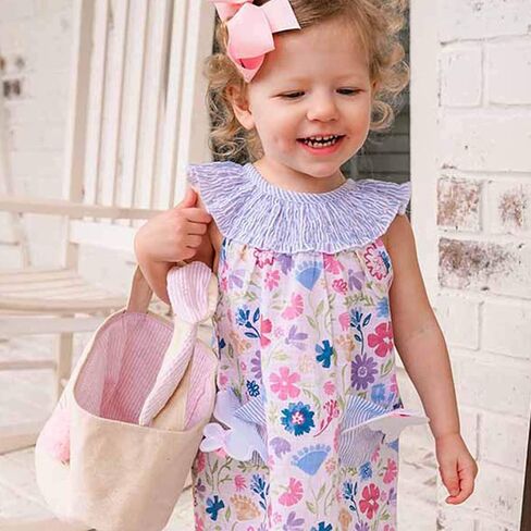 Mud Pie Baby Girls' Smocked Easter Dress in Saudi Arabia