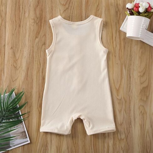 iddolaka 2 Pack Newborn Summer Baby Boy Girl Romper Bodysuit Jumpsuit Playsuit One Piece Outfit Clothes in Saudi Arabia