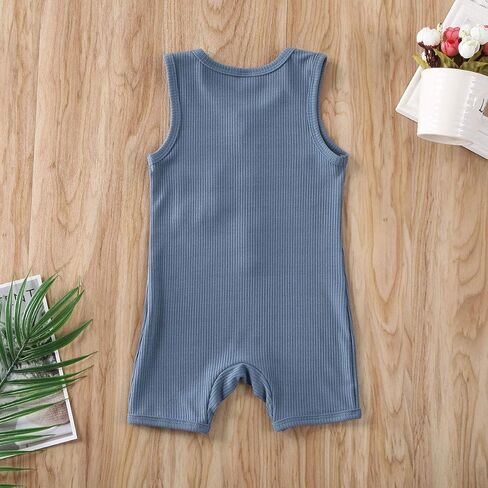 iddolaka 2 Pack Newborn Summer Baby Boy Girl Romper Bodysuit Jumpsuit Playsuit One Piece Outfit Clothes in Saudi Arabia