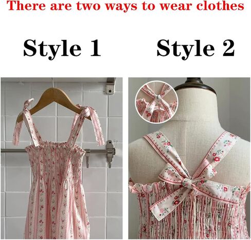 Colorful Childhood Baby Girls Summer Dress Toddler Strap Smocked Floral Boho Beach Dress Rompers Sisters Matching Outfits in Saudi Arabia