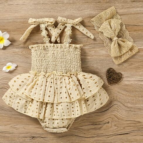 Viworld الوليد طفلة رومبير أكمام الرسن ارتداءها تكدرت بذلة مع عقال الرضع مجموعة ملابس الصيف in Kuwait