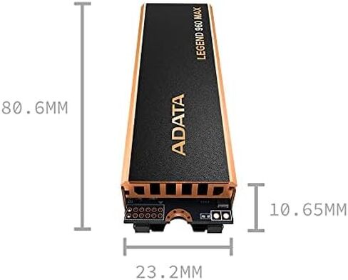 ADATA Premium SSD for PS5 1TB PCIe Gen4 M.2 2280 Internal Gaming SSD Up to 7,400 MB/s (APSFG-1T-CSUS) in Kuwait