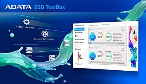 ADATA Premium SSD for PS5 1TB PCIe Gen4 M.2 2280 Internal Gaming SSD Up to 7,400 MB/s (APSFG-1T-CSUS) in Kuwait