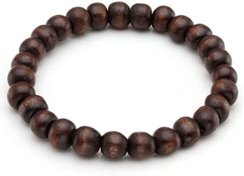 Manfnee 6PCS Braided Faux Leather Bracelet Punk Cuff Wrap Bracelets for Men Women Adjustable Brown in Saudi Arabia