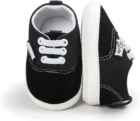 RVROVIC Baby Boys Girls Shoes Canvas Toddler Sneakers Anti-Slip Infant First Walkers 0-18 Months in Saudi Arabia
