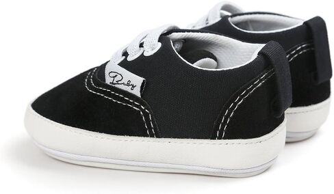 RVROVIC Baby Boys Girls Shoes Canvas Toddler Sneakers Anti-Slip Infant First Walkers 0-18 Months in Saudi Arabia