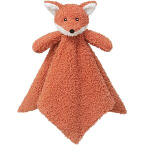 Baby Orange Fox Soft Stuffed Animal Security Blanket, Plush Fox Character Lovey Blanket, Baby Shower/Nursery Gift, Newborn Infant Toddler Snuggle Blankie for Boys Girls, 14 Inches in Kuwait