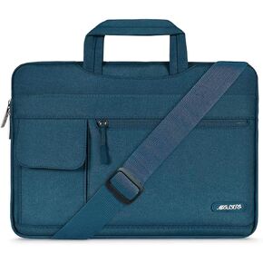 حقيبة كتف للكمبيوتر المحمول من MOSISO متوافقة مع جهاز MacBook Air/Pro، مقاس 13-13.3 بوصة، متوافقة مع جهاز MacBook Pro مقاس 14 بوصة 2023-2021 A2779 M2 A2442 M1، حافظة حافظة من البوليستر، برتقالي in Kuwait