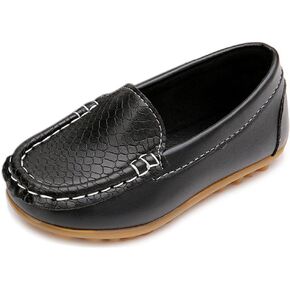 LONSOEN Toddler Little Kid Boys Girls Soft Slip On Loafers Dress Flat Shoes in Saudi Arabia