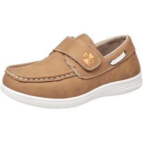 Lucky Brand Boat Shoes for Kids | Kid’s Loafers & Sneakers with Velcro Closure | Fashionable School Shoes | Boys Casual Shoes (Little Kid & Big Kid)