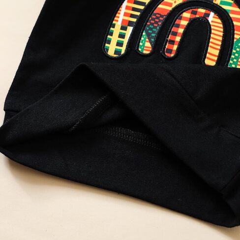 Mubineo Toddler Baby Girl Boy 2pcs African Print Outfits Kente Dashiki Clothes T Shirts Pant Sets in Saudi Arabia