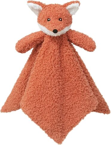 Doindute Baby Orange Fox Soft Stuffed Animal Security Blanket, Plush Fox Character Lovey Blanket, Baby Shower/Nursery Gift, Cuddly Newborn, Infant, Toddler Snuggle Blankie for Boys Girls, 14" in Saudi Arabia