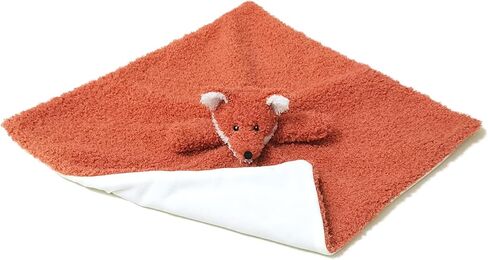 Doindute Baby Orange Fox Soft Stuffed Animal Security Blanket, Plush Fox Character Lovey Blanket, Baby Shower/Nursery Gift, Cuddly Newborn, Infant, Toddler Snuggle Blankie for Boys Girls, 14" in Saudi Arabia