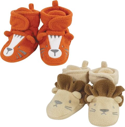 Hudson Baby unisex-baby Cozy Fleece Booties in Saudi Arabia