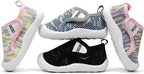 OAISNIT Baby Boys Girls Sneakers Anti Slip Lightweight Soft Toddler First Walkers for Walking Running in Kuwait