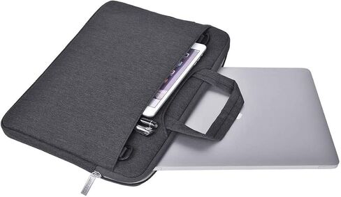 حقيبة كتف للكمبيوتر المحمول من MOSISO متوافقة مع جهاز MacBook Air/Pro، مقاس 13-13.3 بوصة، متوافقة مع جهاز MacBook Pro مقاس 14 بوصة 2023-2021 A2779 M2 A2442 M1، حافظة حافظة من البوليستر، برتقالي in Kuwait