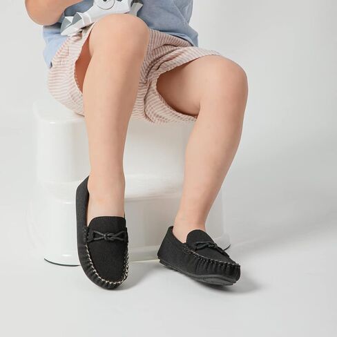 CENCIRILY Toddler Boys Girls Loafers Soft Slip On Little Kid Oxford Dress Flats Casual Boat Shoes School Uniform Moccasin Walking Shoes in Kuwait