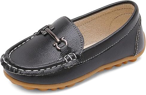 QIETION Toddler Little Kid Boys Girls Soft Slip On Loafers Dress Flat Shoes in Saudi Arabia