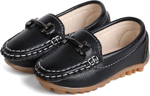 QIETION Toddler Little Kid Boys Girls Soft Slip On Loafers Dress Flat Shoes in Saudi Arabia