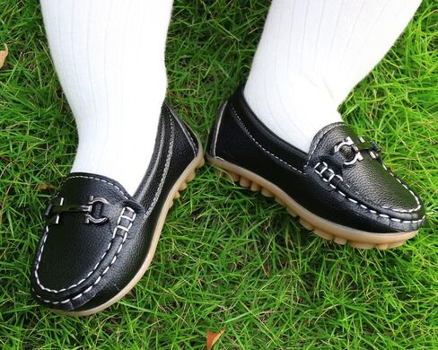 QIETION Toddler Little Kid Boys Girls Soft Slip On Loafers Dress Flat Shoes in Saudi Arabia