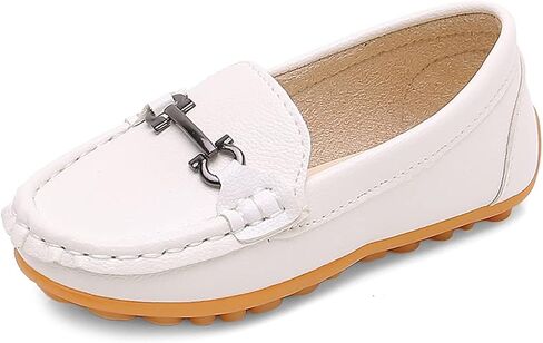 QIETION Toddler Little Kid Boys Girls Soft Slip On Loafers Dress Flat Shoes in Saudi Arabia